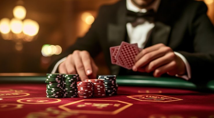 Live dealer blackjack dan roulette yang dapat diakses setelah deposit GoPay
